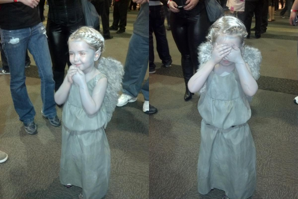 Weeping Angel at Denver Comic Con on KCDragonfly