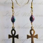 Egyptian Ankh Earrings by KCDragonfly 165×300