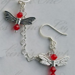 Dragonfly Pair earcuff by KC Dragonfly