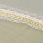 KC Dragonfly - Wedding Basic Off White parasol - top - detail - rib lace