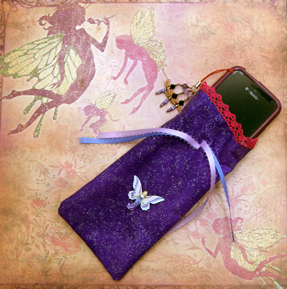 KC Dragonfly Fairy Cell Phone Purse