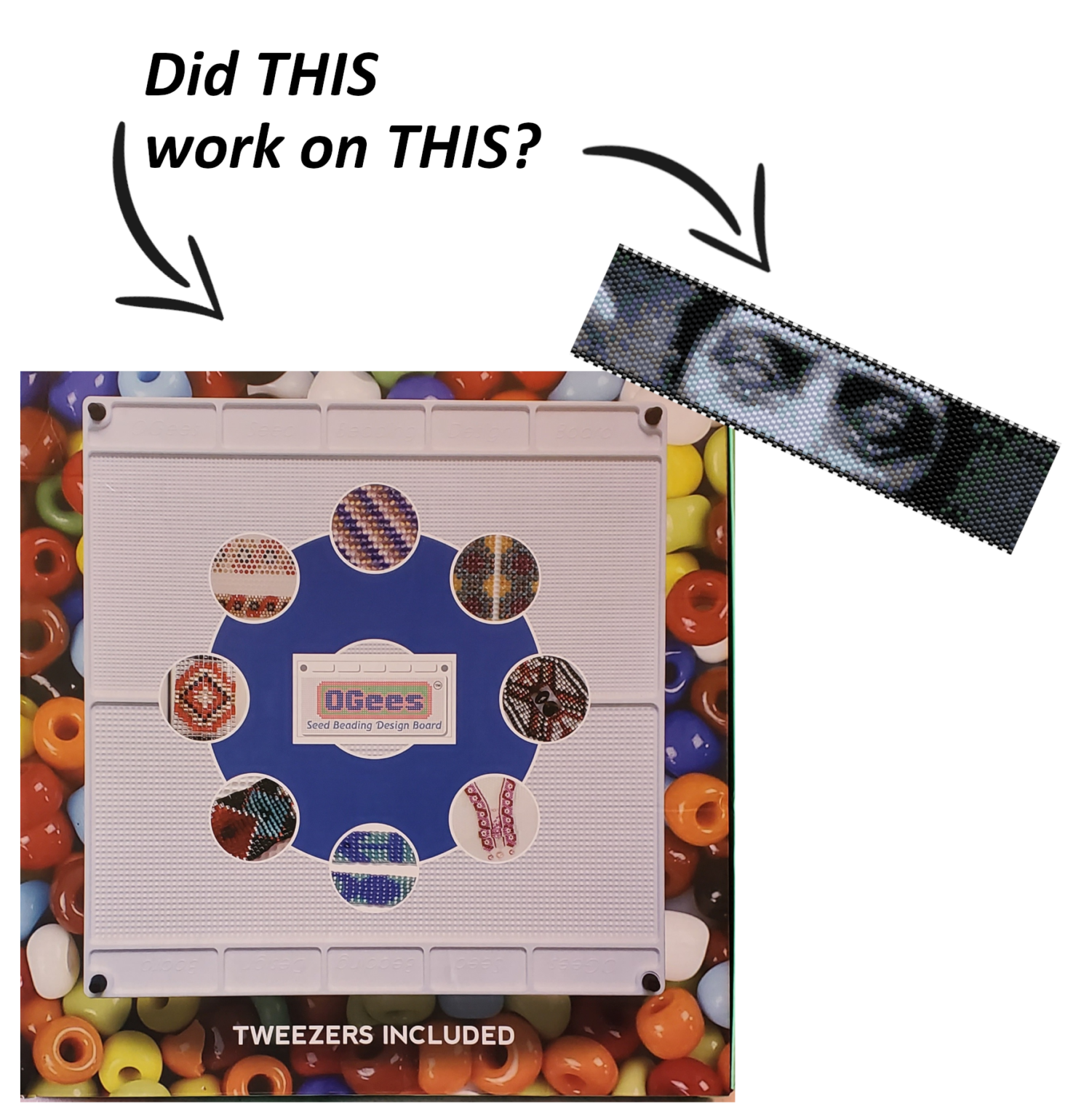 March 2024 Kofi Exclusive Review OGees Seed Beading Design Board